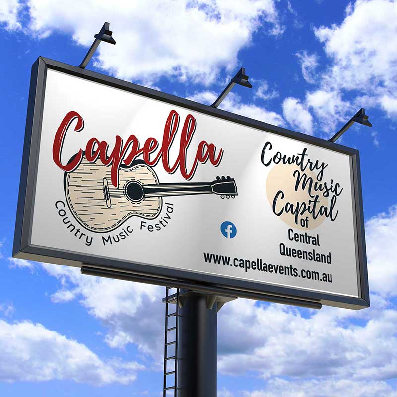 Capella Billboard Graphic Design