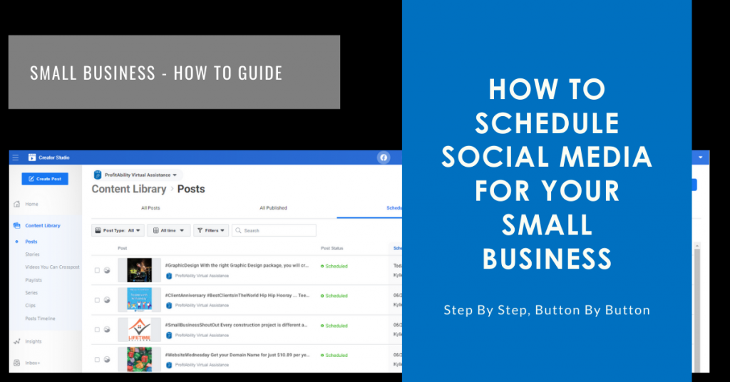 How to schedule social media posts