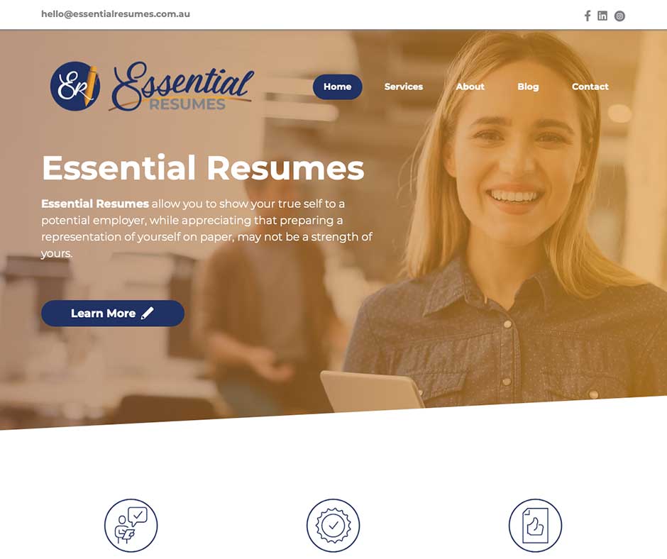 Essential Resumes HomePage