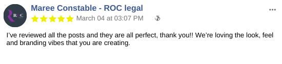 PVA Social media testimonial ROC legal