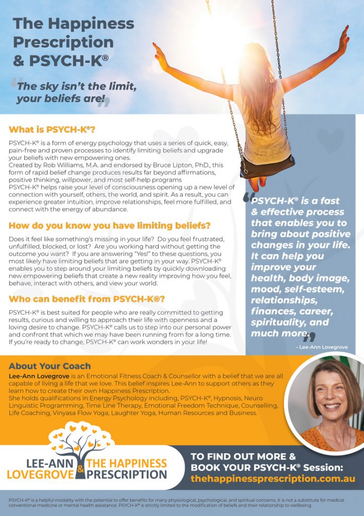 The Happiness-Prescription PsychK Flyer designed by ProfitAbility Virtual Assistance